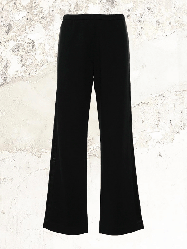 MM6 Maison Margiela straight jersey texture trousers