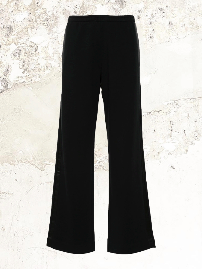 MM6 Maison Margiela straight jersey texture trousers