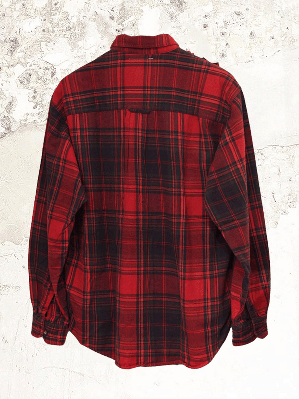 Needles wide flannel ribbon shirt