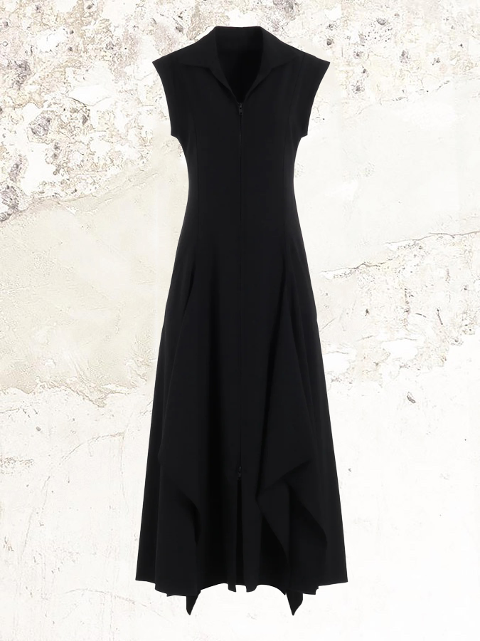 Limi feu FRONT OPEN FLARED DRESS