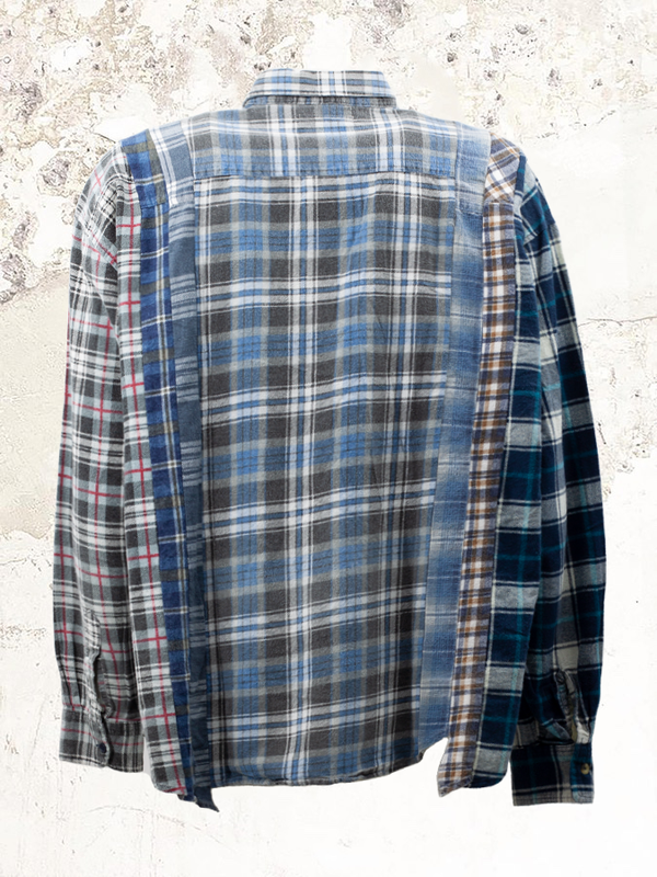 needles rebuild flannel shirt