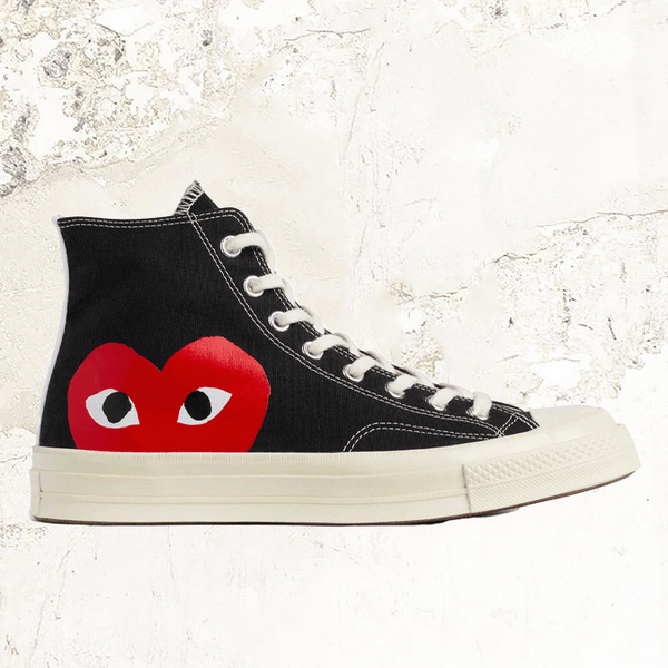 Converse with red heart hotsell and eyes