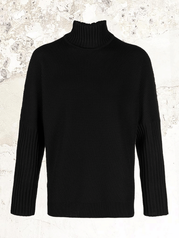 Homme Plissé Issey Miyake high-neck knitted jumper