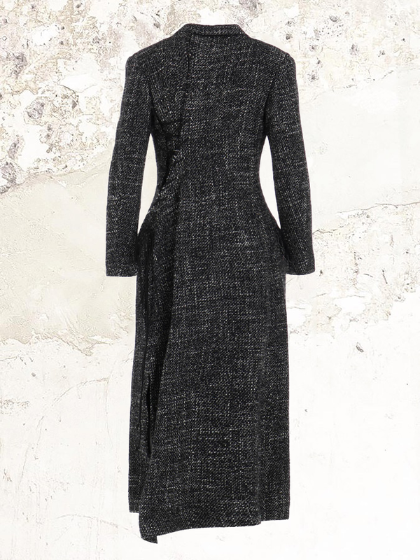 YOHJI YAMAMOTO HANDMADE TWEED  LONG COAT