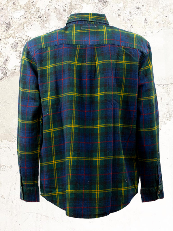 needles rebuild flannel shirt