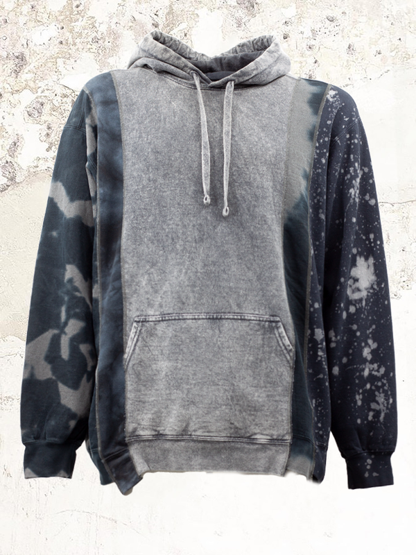 Needles rebuild graphic hoodie