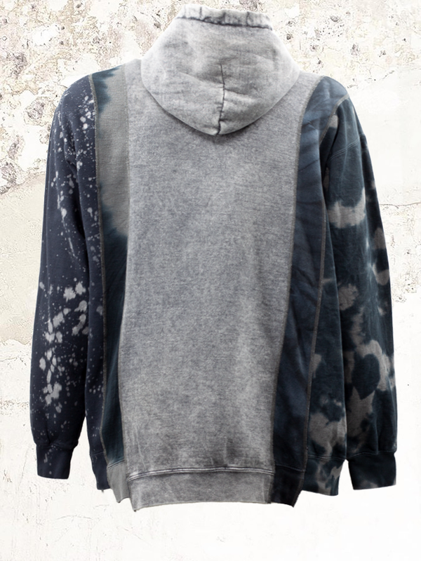 Needles rebuild graphic hoodie