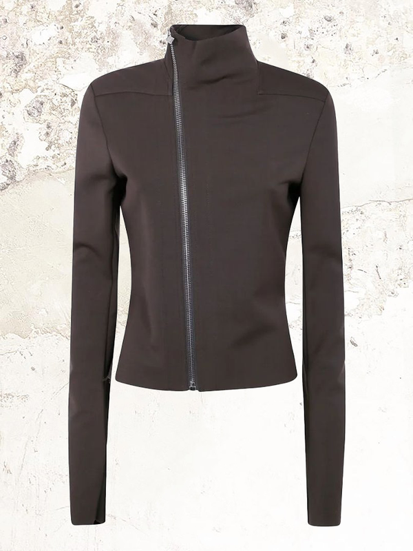 RICK OWENS куртка с высоким воротником