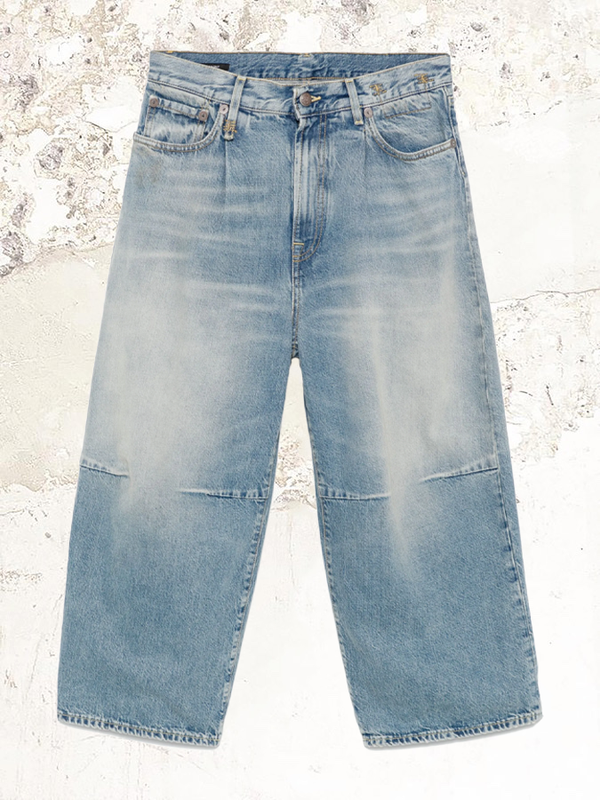 R13 wide-leg cropped jeans