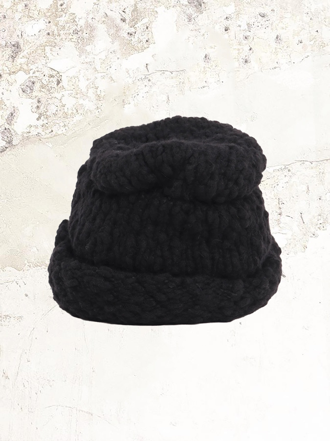 YOHJI YAMAMOTO HAND-WOVEN KNIT Hat