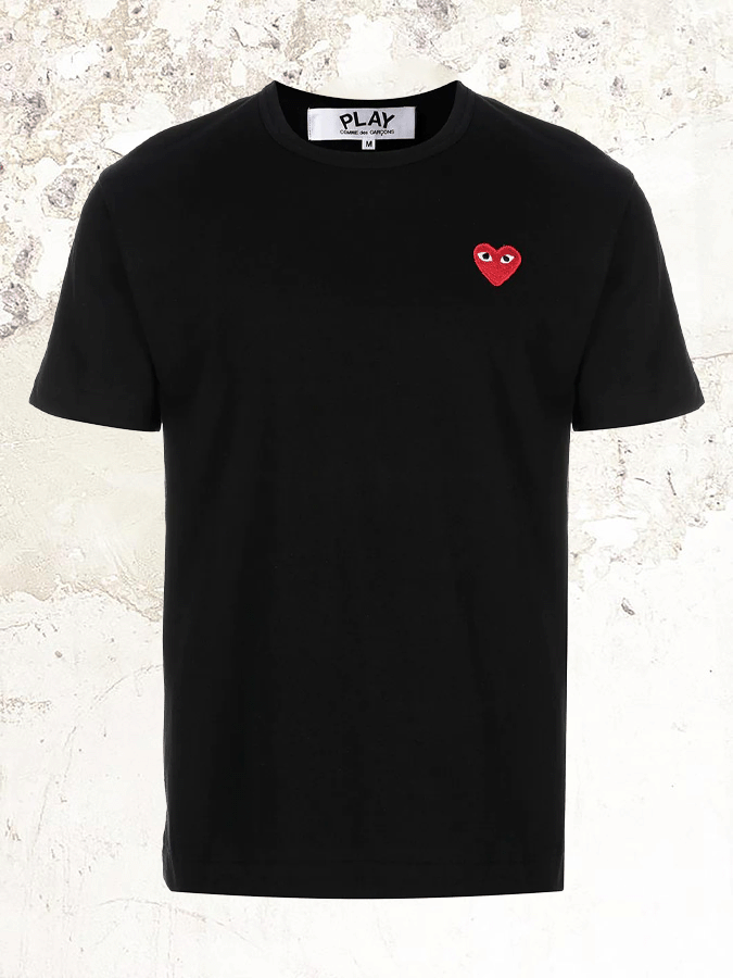 Comme Des Garçons Play Logo-Patch T-Shirt