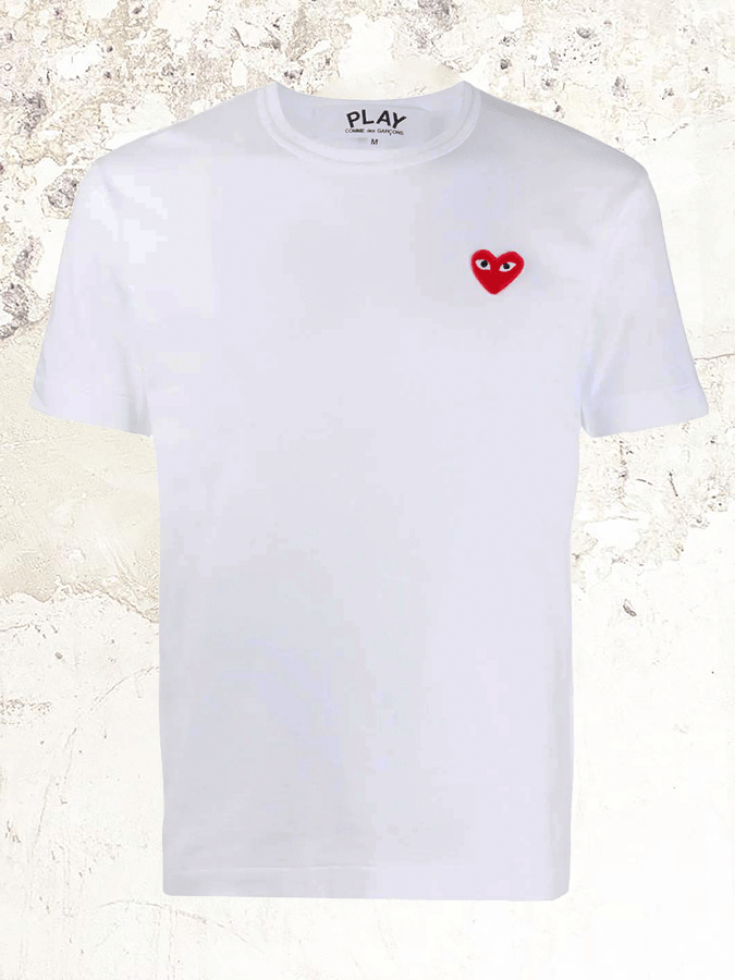 Comme Des Garçons Play Heart-patch T-shirt