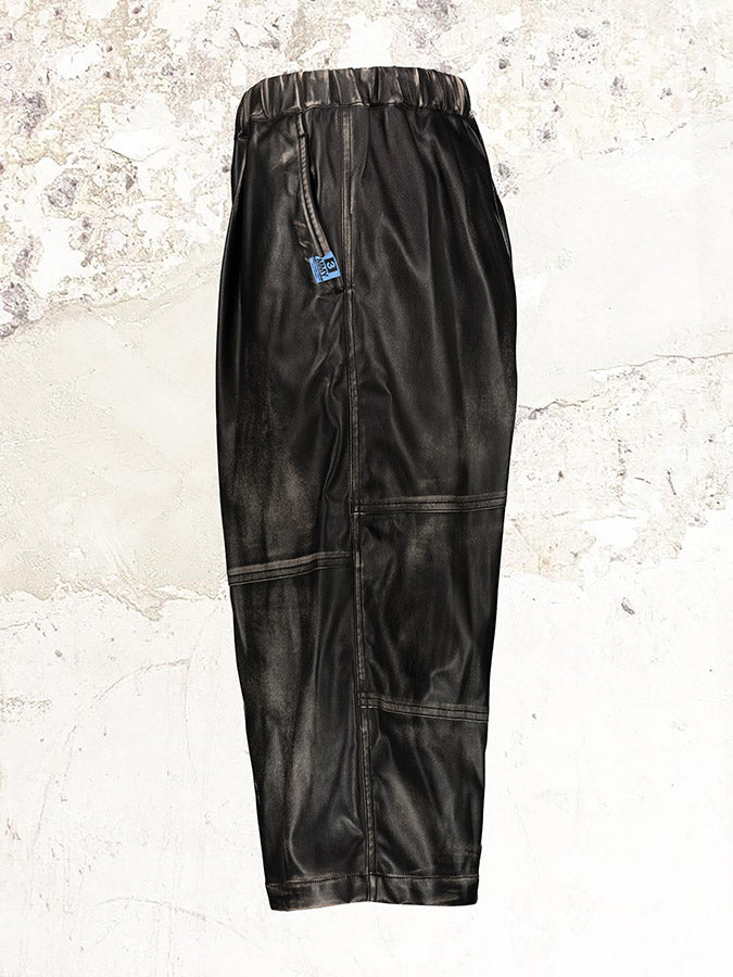 Maison Mihara Yasuhiro Knee-length Faux-leather Shorts