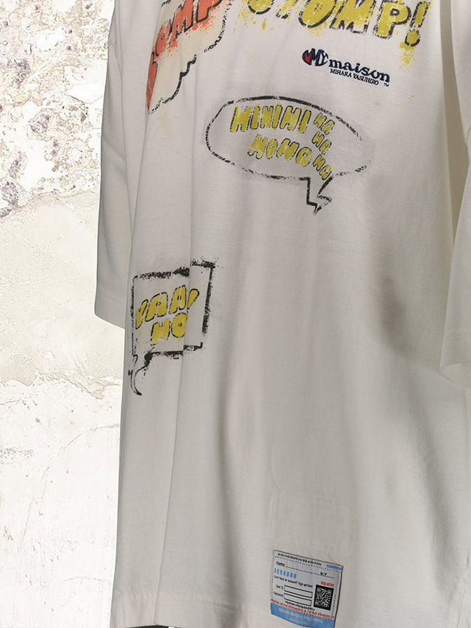 Maison Mihara Yasuhiro Words Balloon Print T-Shirt