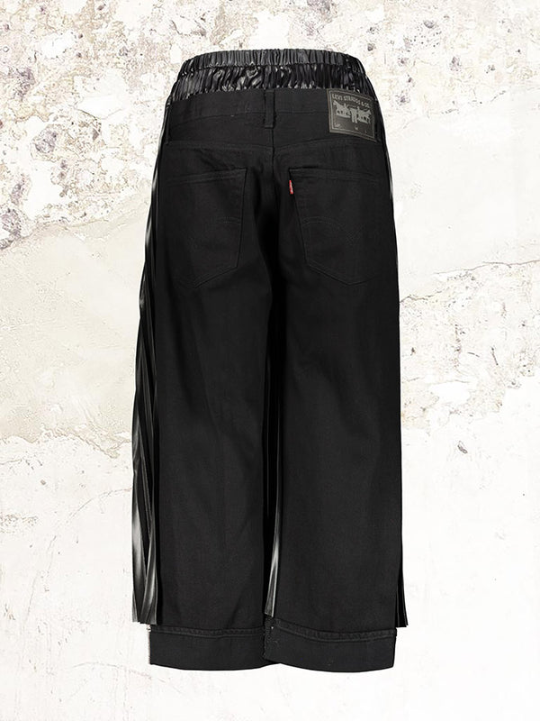 Junya Watanabe hybrid plisse-detail jeans