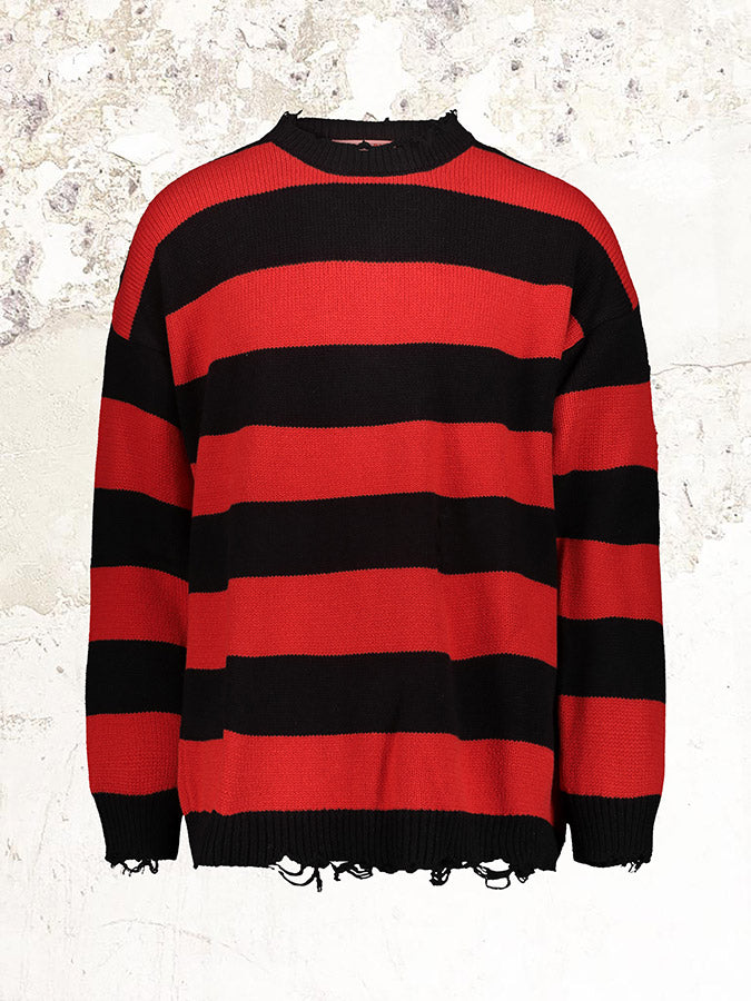 Members of the rage distressed Stripe knit