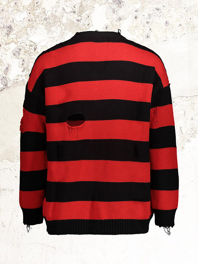 Members of the rage distressed Stripe knit