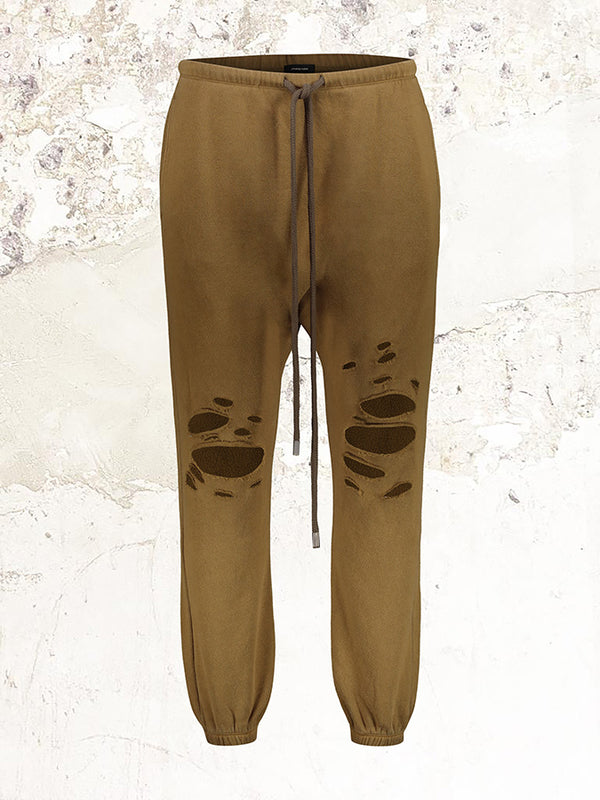 R13 Distressed Cotton Track-Pants