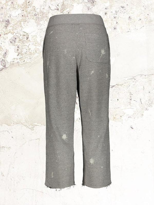 R13 Paint splatter-print Grey Trousers