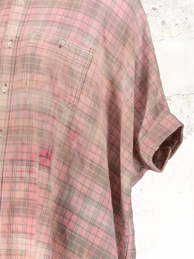 R13 Oversized Checked Cotton Shirt