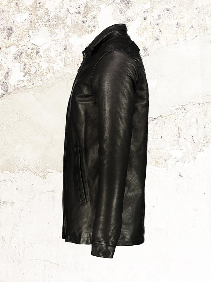 Rick Owens кожаная куртка на молнии