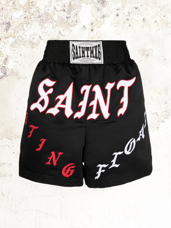 Saint Michael black boxing shorts
