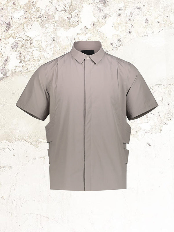 HELIOT EMIL Short-Sleeve Grey Shirt