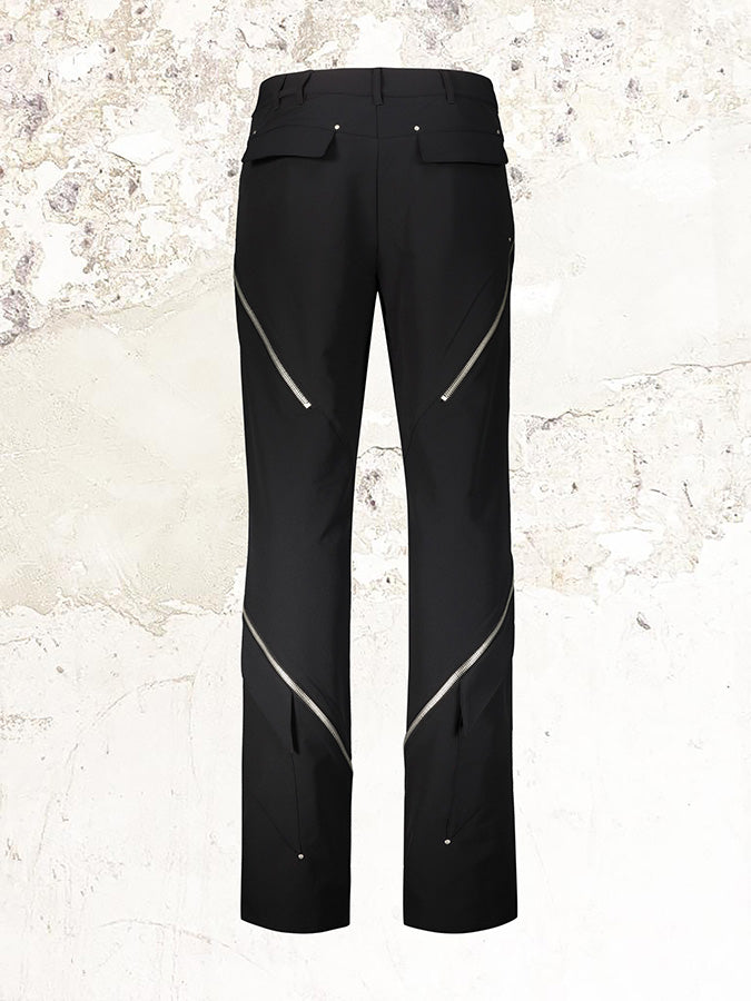 HELIOT EMIL Zip-Detailed black Pants