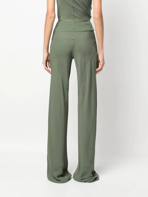 Rick Owens  extra-long wide-leg trousers