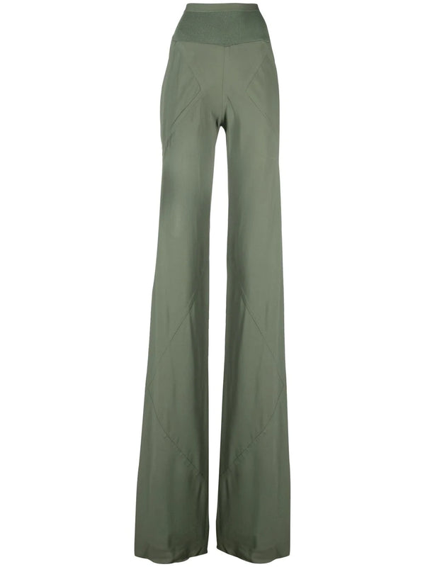 Rick Owens  extra-long wide-leg trousers
