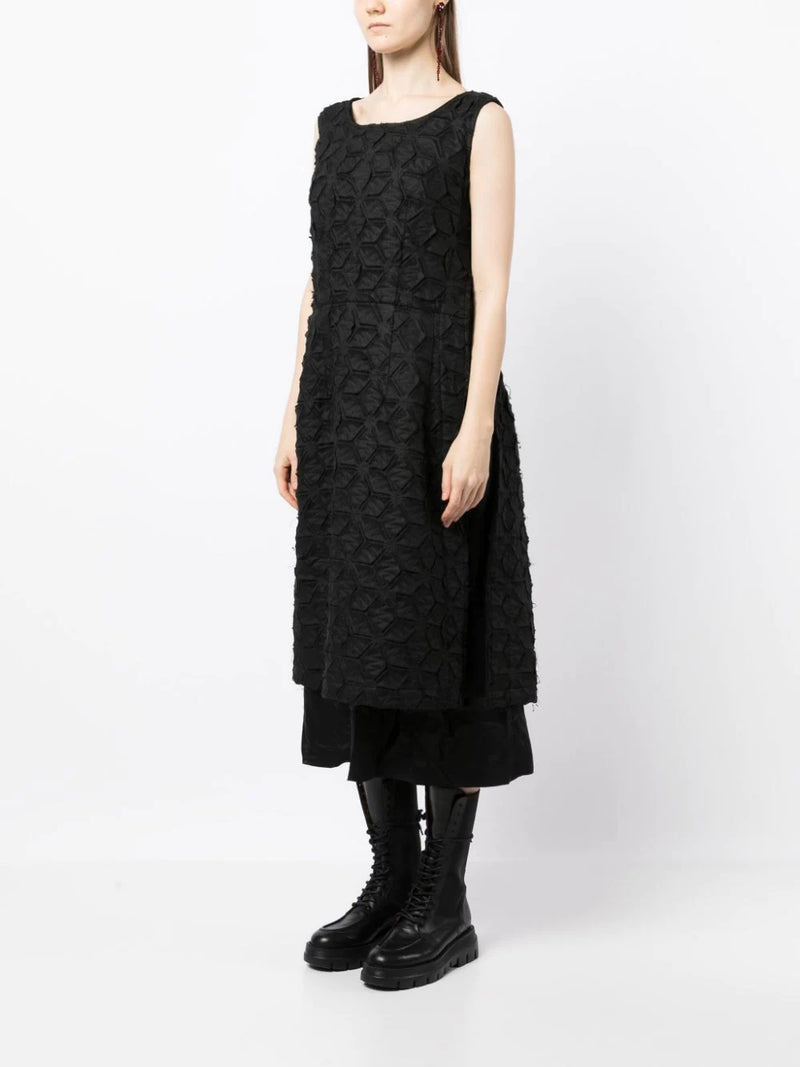 Comme Des Garçons 3D-detailing sleeveless dress
